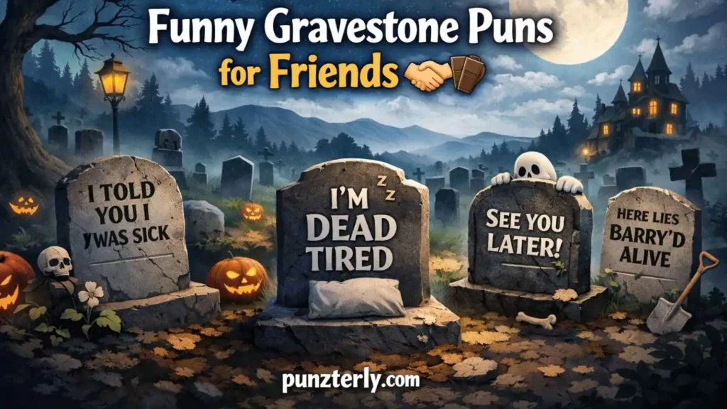 Gravestone Puns