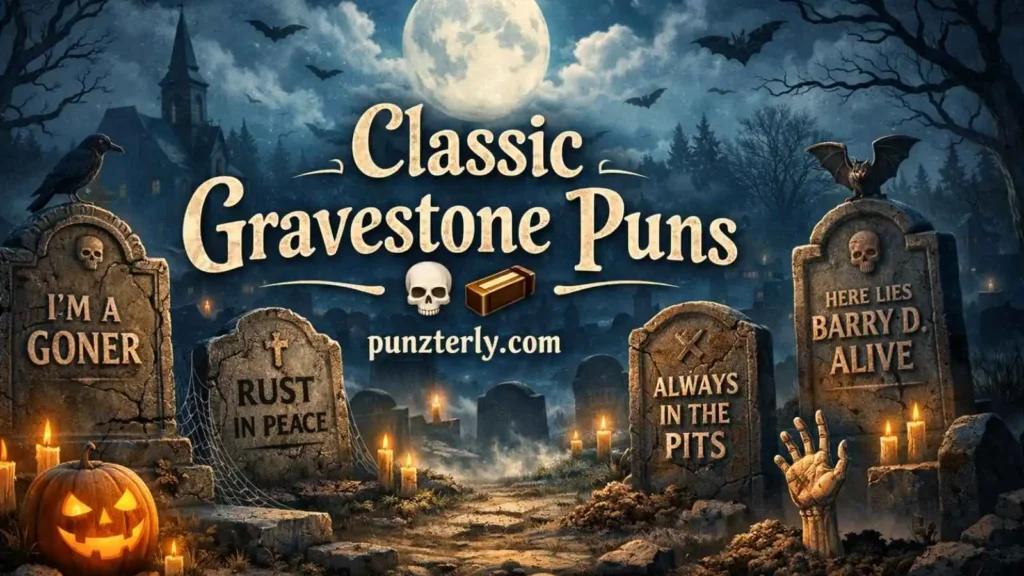 Gravestone Puns