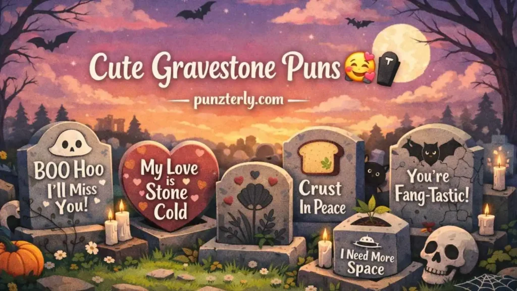 Gravestone Puns