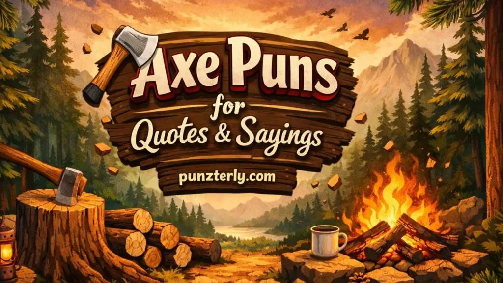 🪓 Axe Puns for Quotes & Sayings