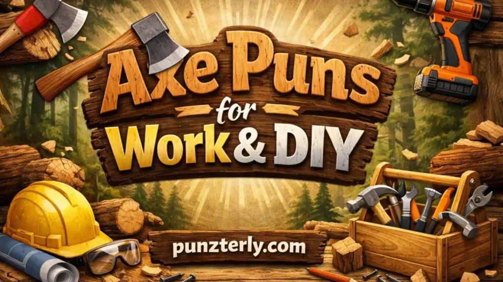 🪵 Axe Puns for Work & DIY