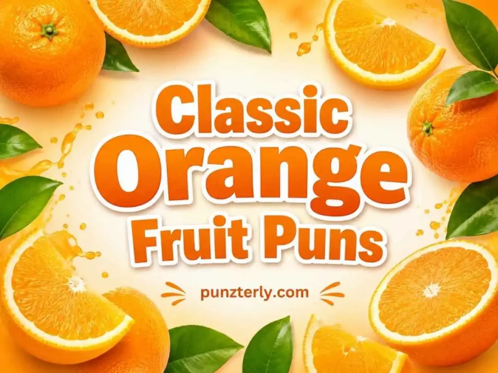 Classic Orange Fruit Puns