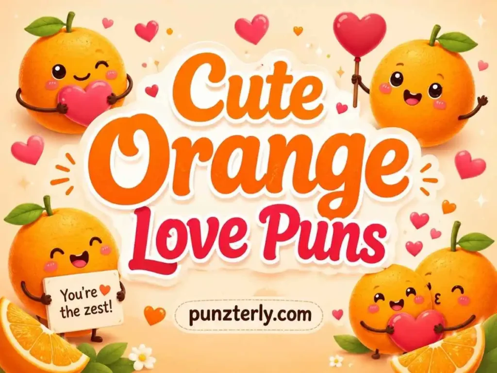 Cute Orange Love Puns