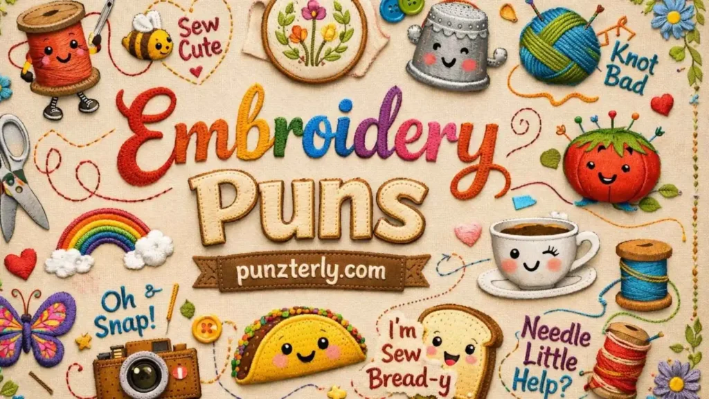 Embroidery Puns