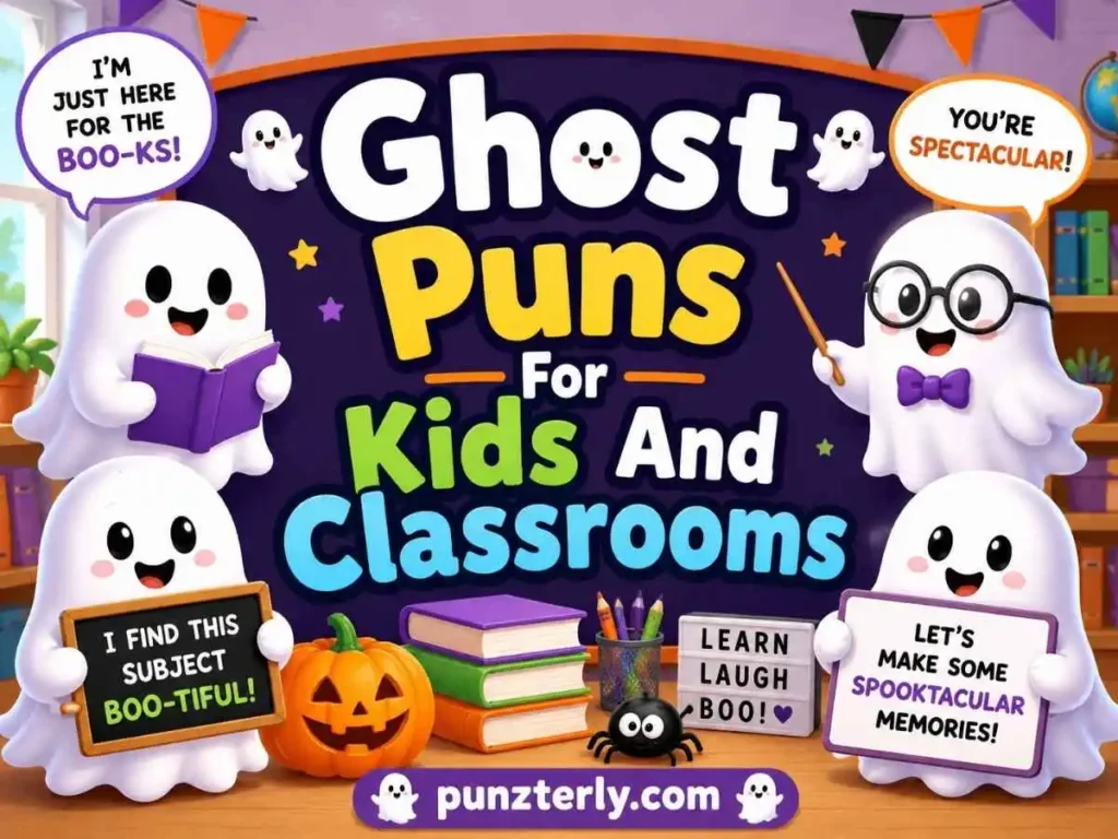 Ghost Puns For Kids And Classrooms