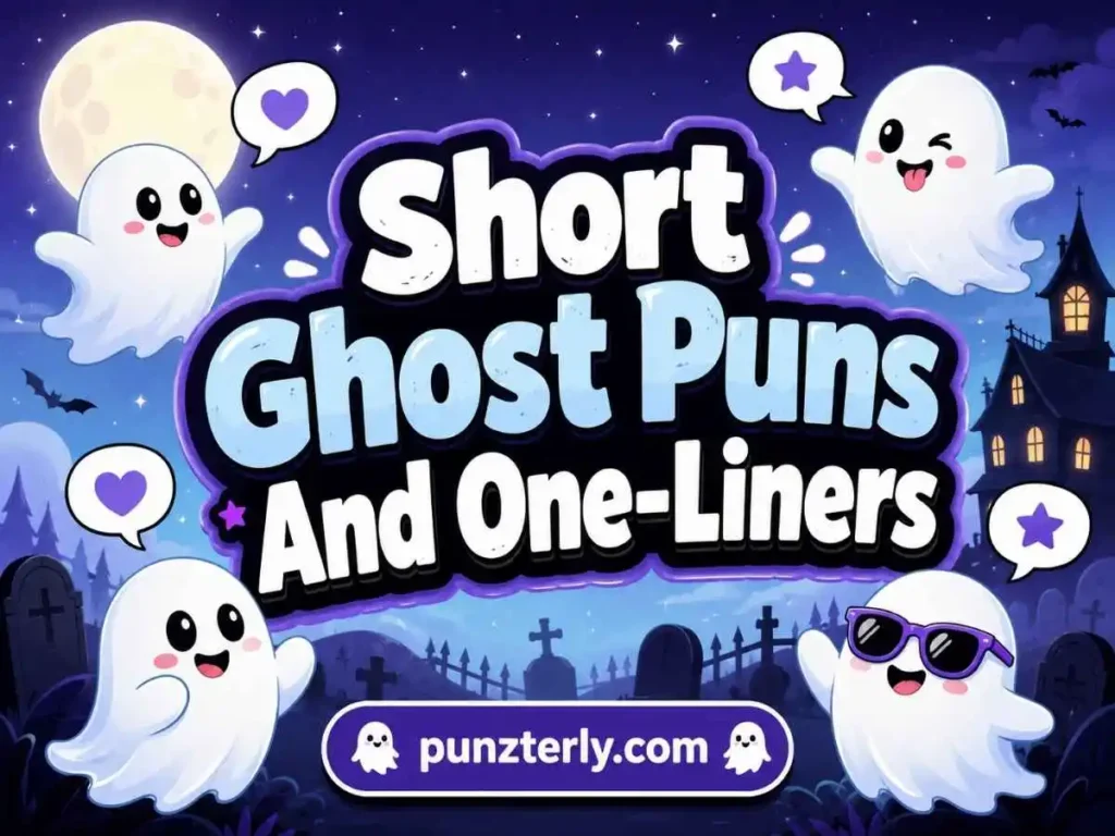 Short Ghost Puns And One-Liners