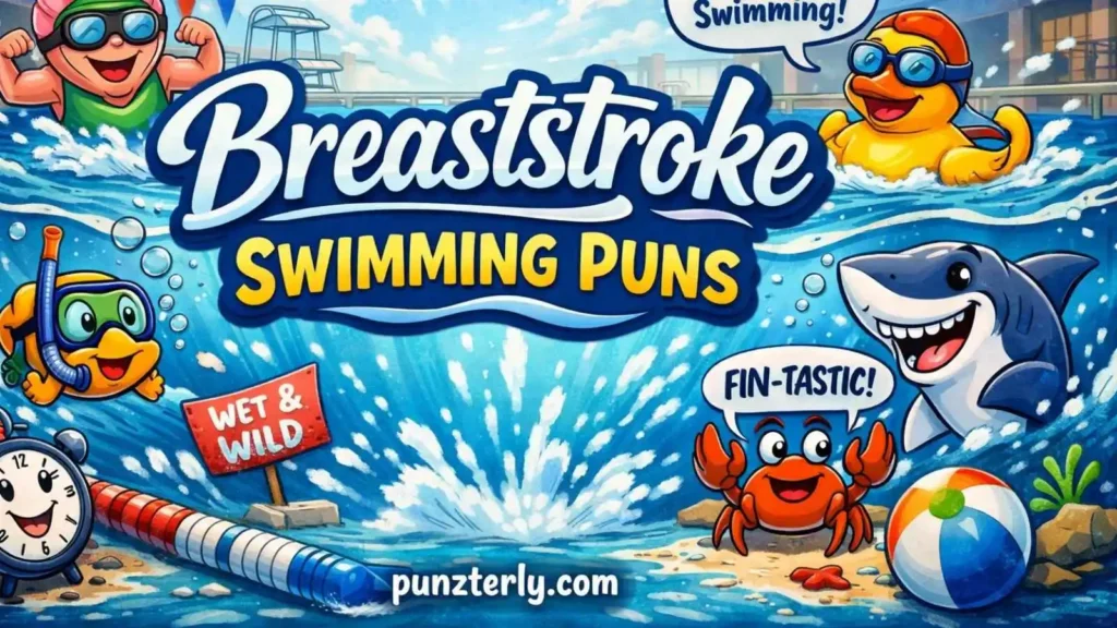 Breaststroke Swimming Puns