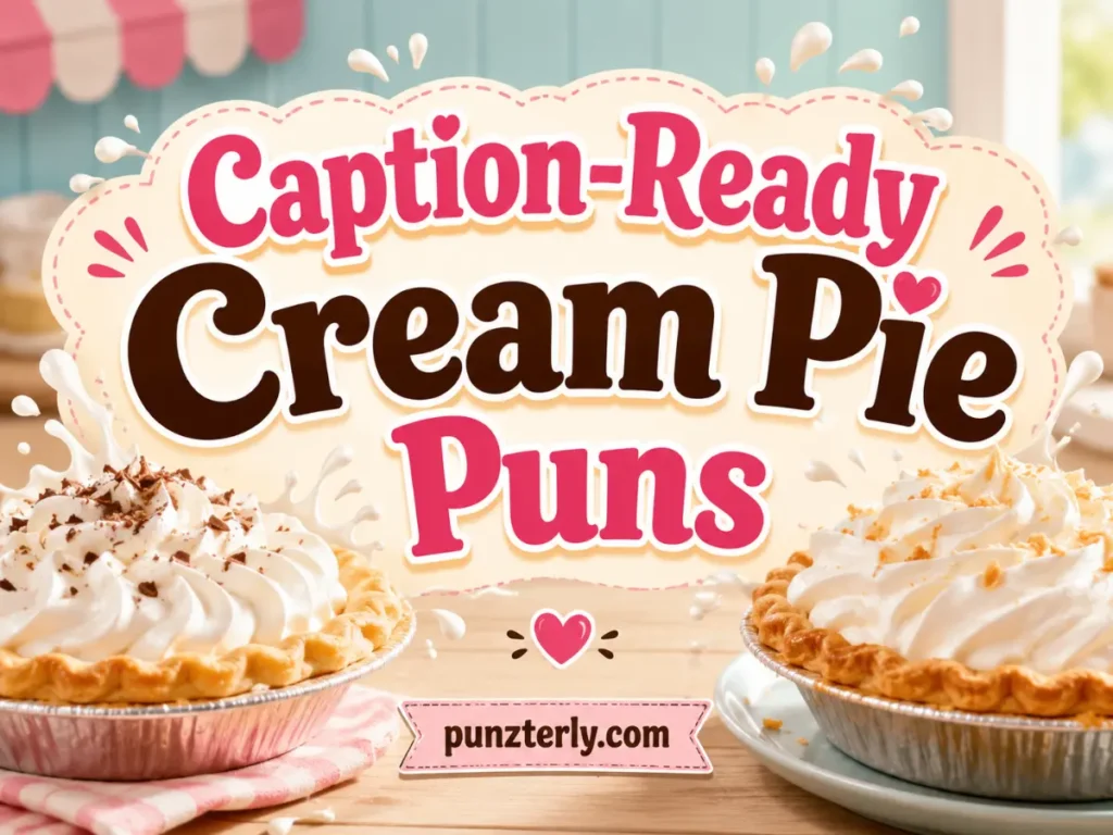 Caption-Ready Cream Pie Puns