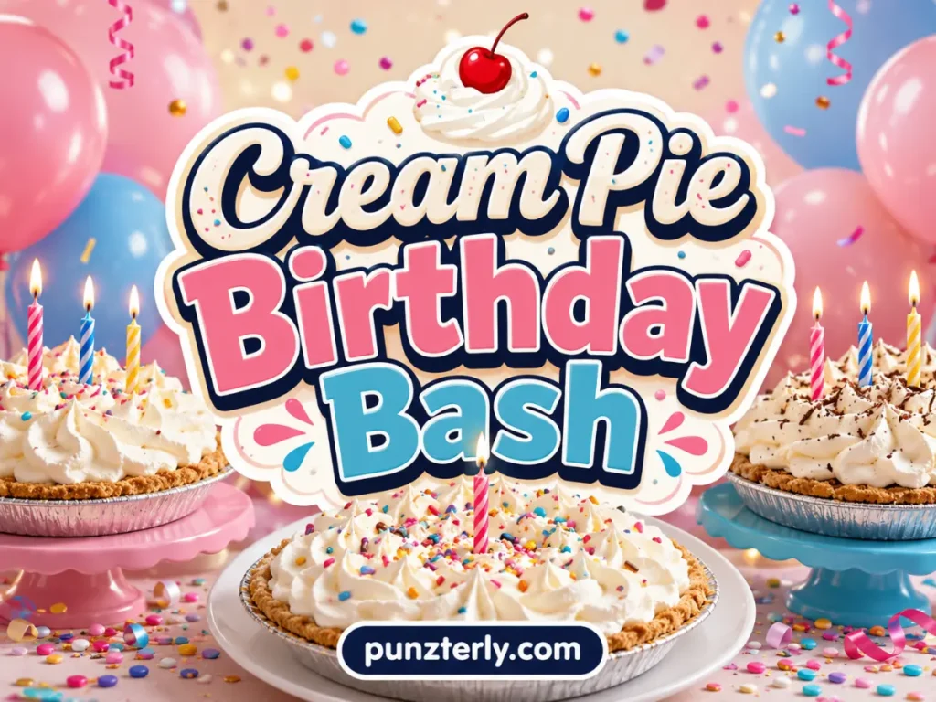 Cream Pie Birthday Bash