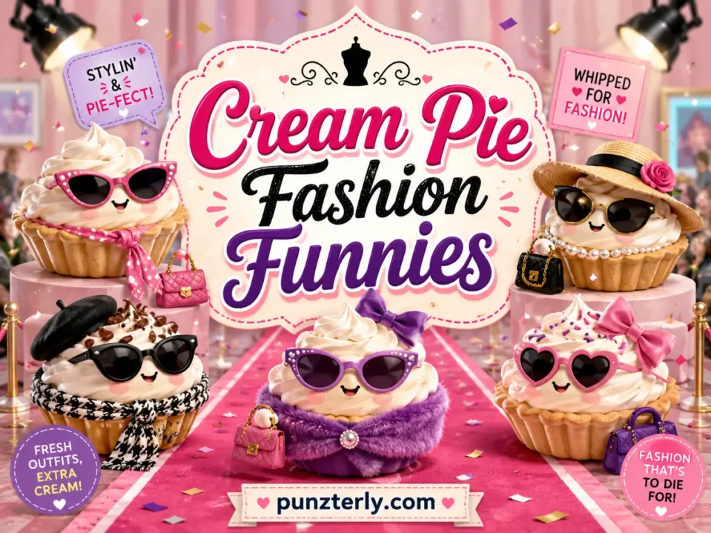 Cream Pie Fashion Funnies