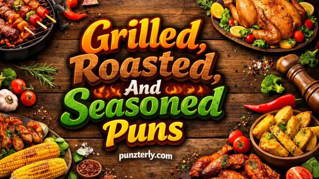 Grilled, Roasted, And Seasoned Puns