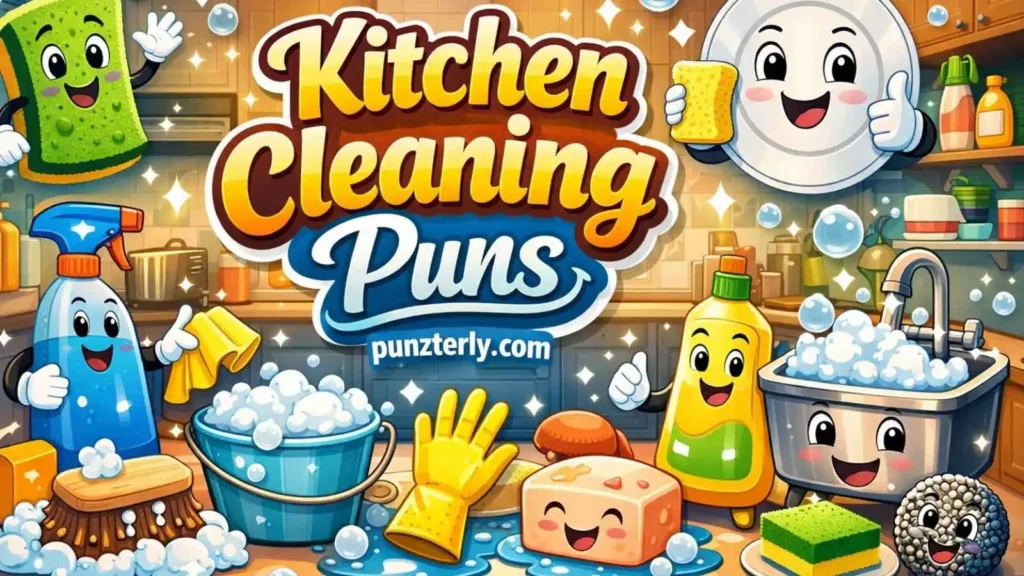 Kitchen Cleaning Puns