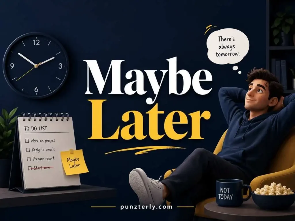 Maybe Later