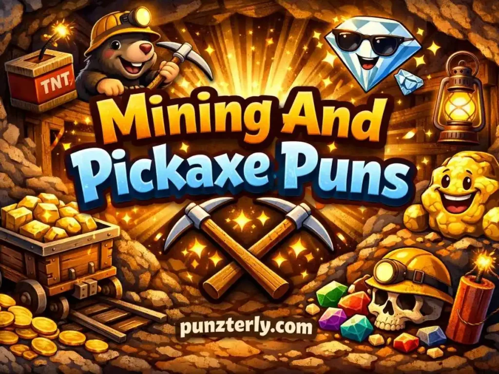 Mining And Pickaxe Puns