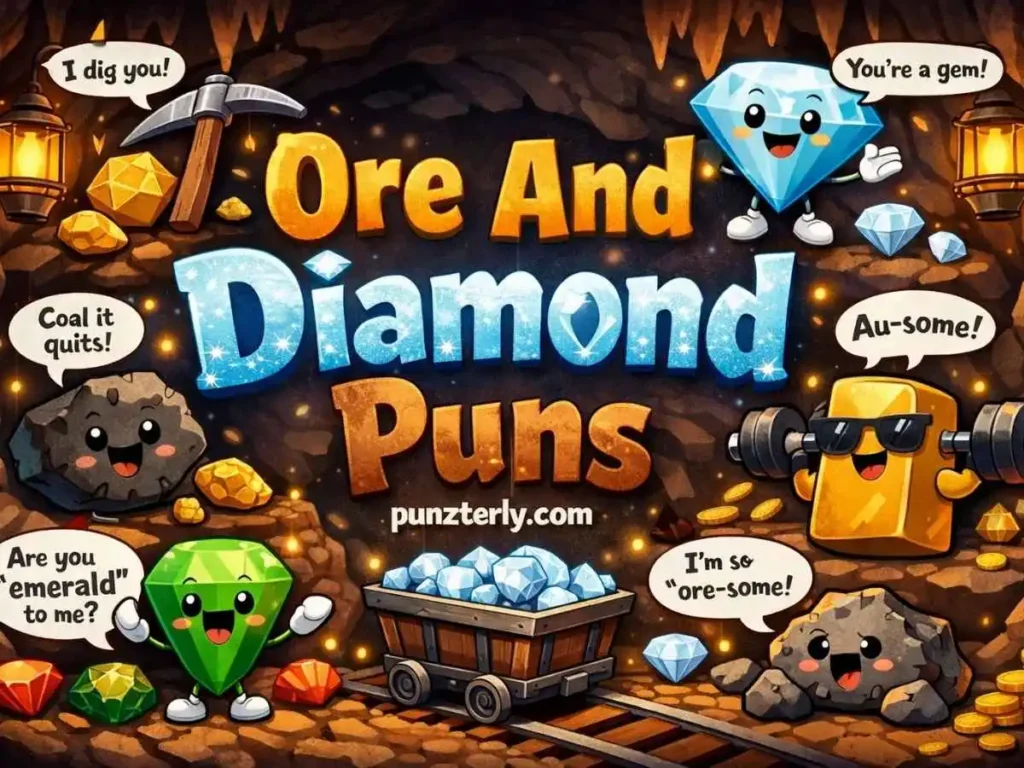 Ore And Diamond Puns