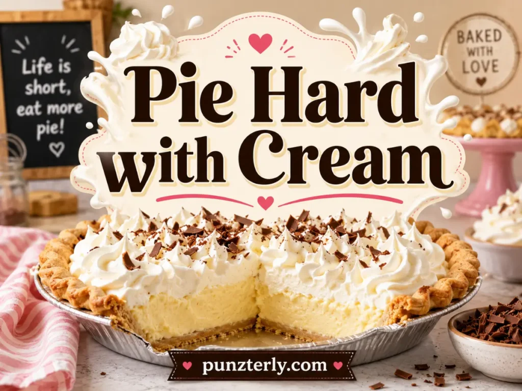 Pie Hard with Cream