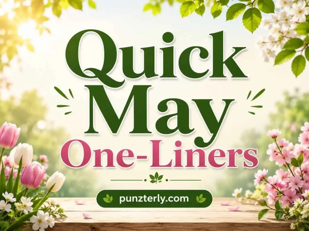 Quick May One-Liners