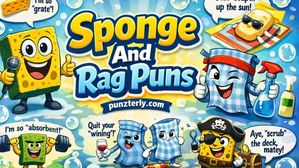 Sponge And Rag Puns