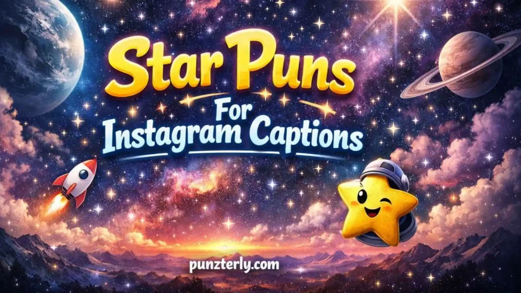 Star Puns For Instagram Captions