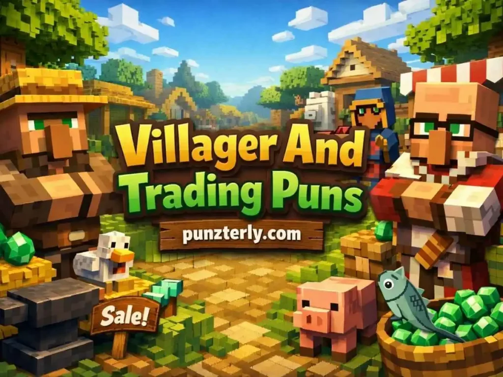 Villager And Trading Puns