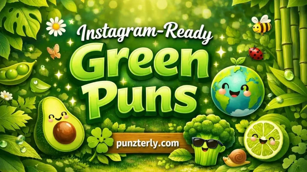 Color Green Puns
