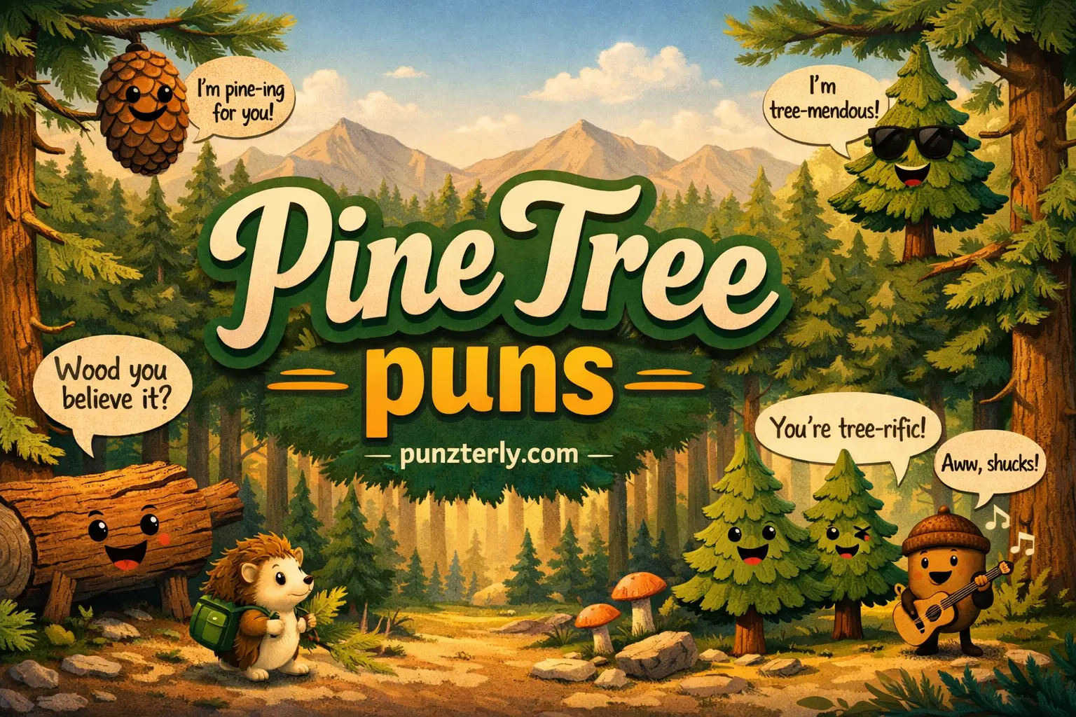 Pine Tree Puns