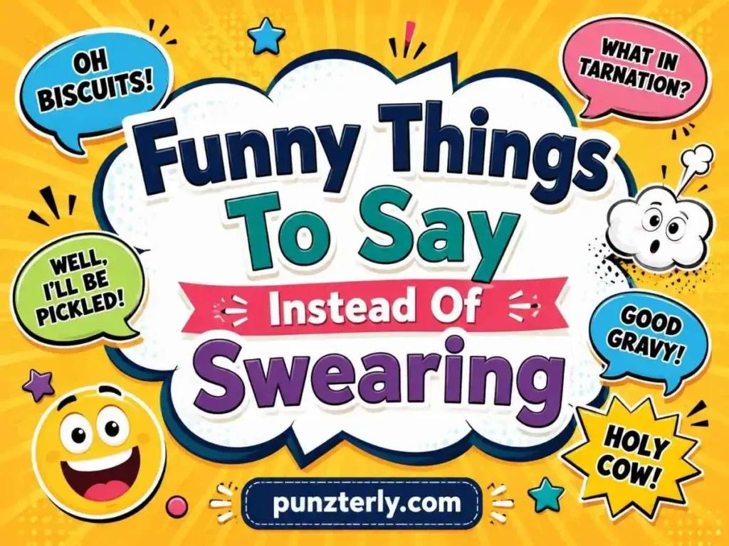 Funny Things To Say Instead Of Swearing