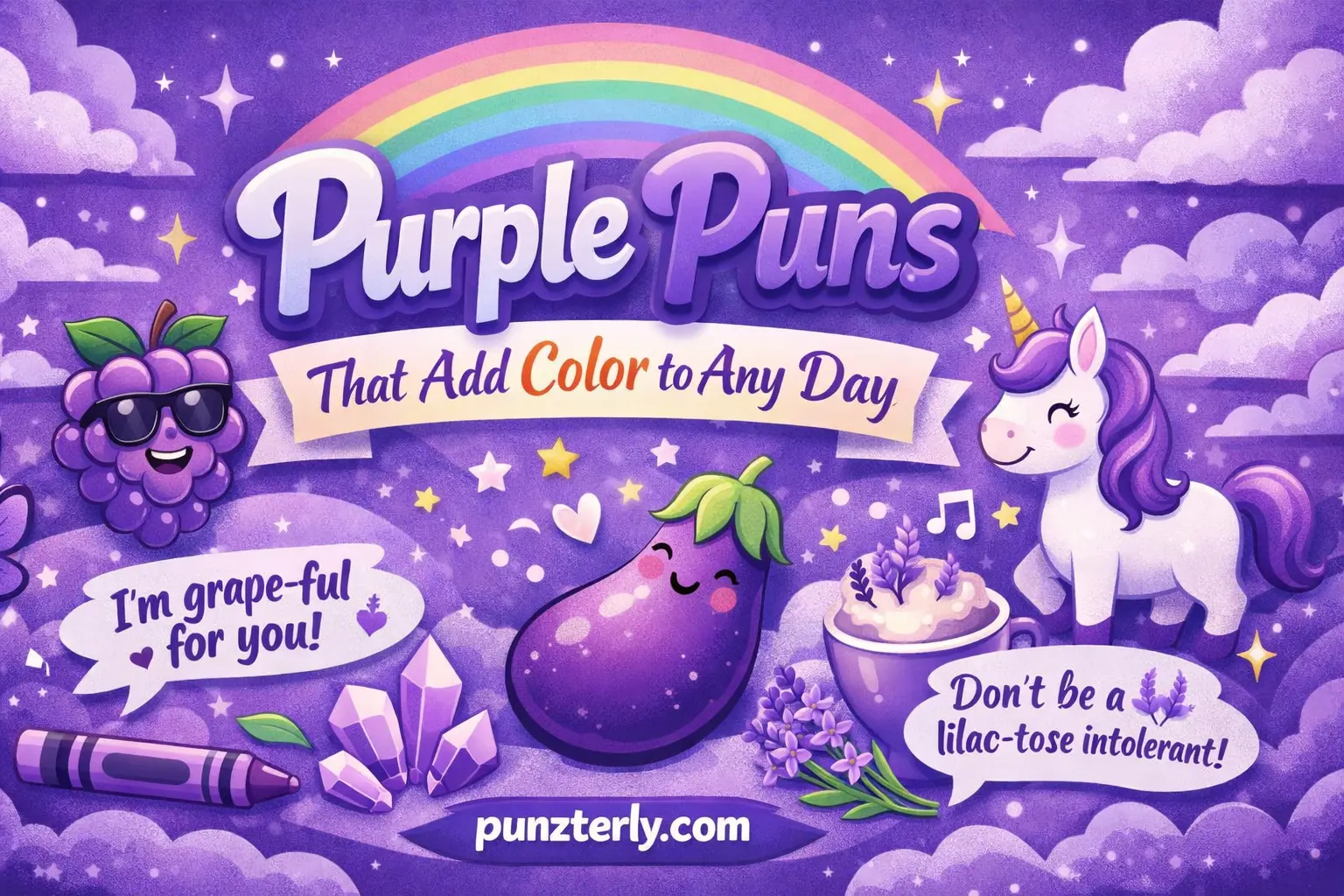 Purple Puns