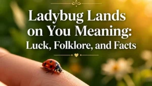 Ladybug Lands on You Meaning