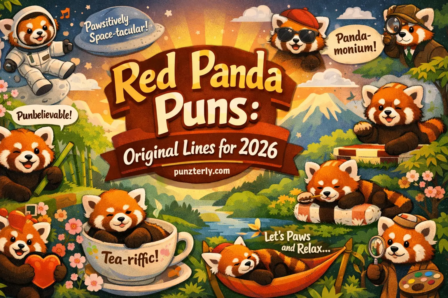 Red Panda Puns