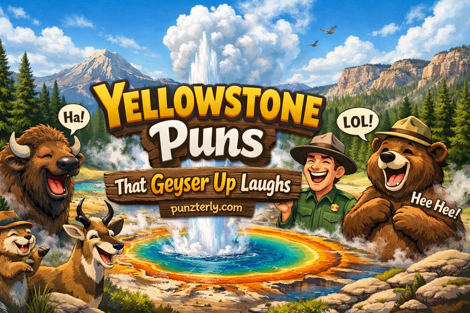 Yellowstone Puns