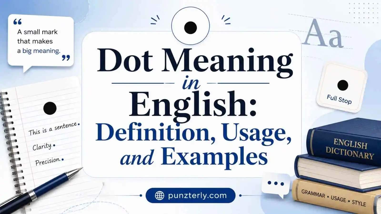 Dot Meaning in English