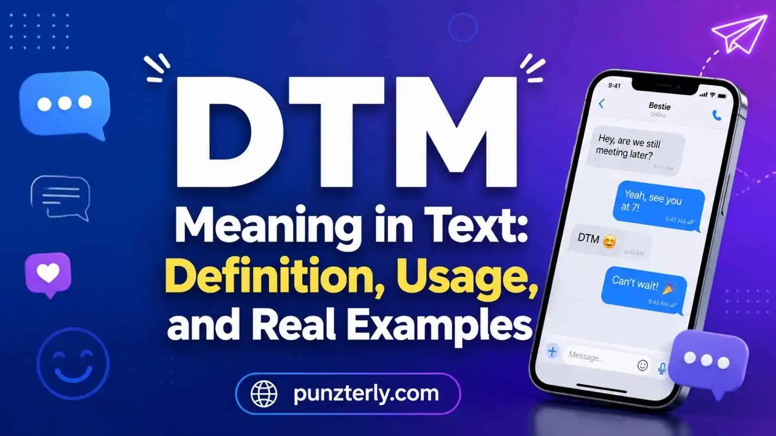 DTM Meaning in Text