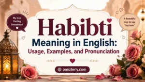 Habibti Meaning