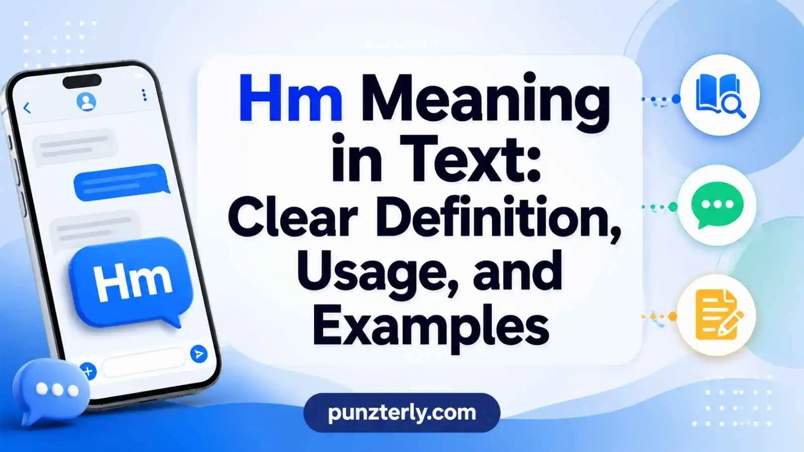 Hm Meaning in Text