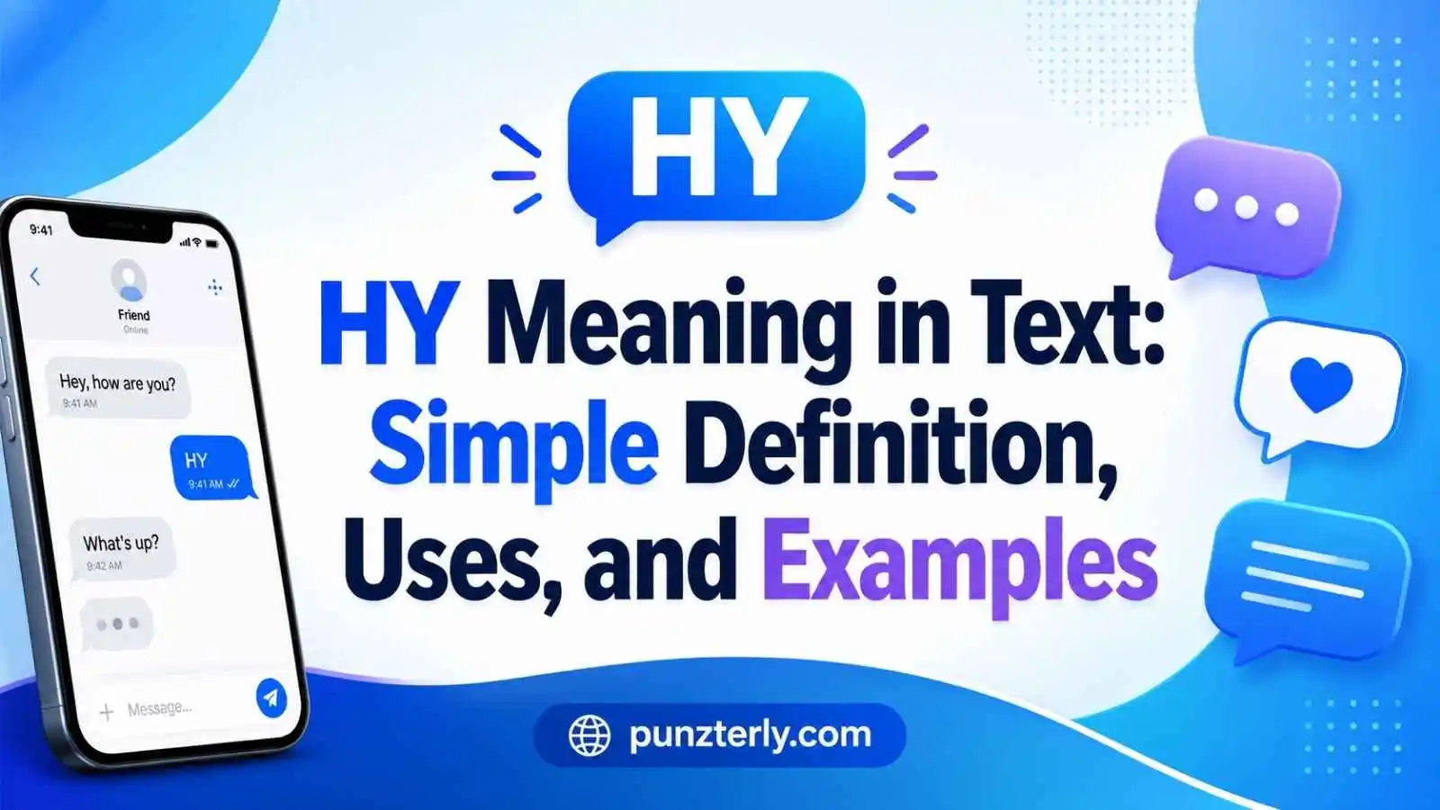 HY Meaning in Text