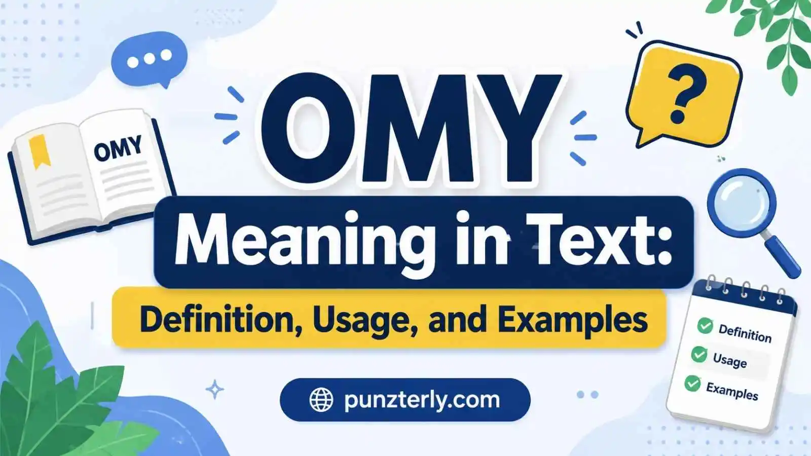 OMY Meaning in Text