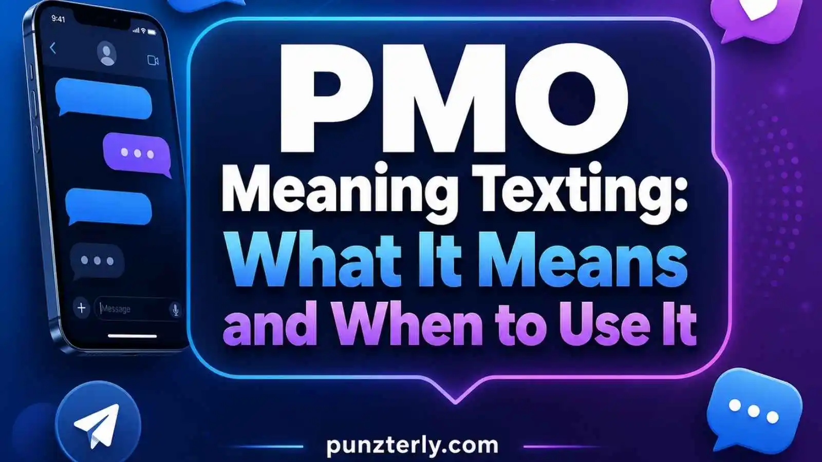 PMO Meaning Texting