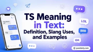 TS Meaning in Text