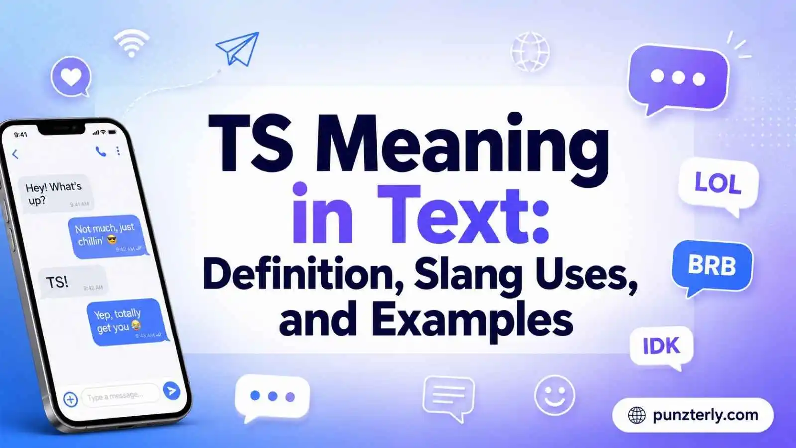 TS Meaning in Text