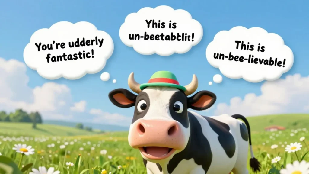 Office-Friendly Cow puns