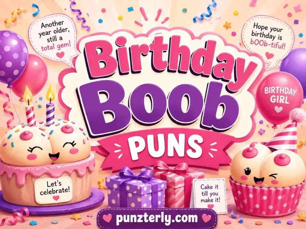 Birthday Boob Puns