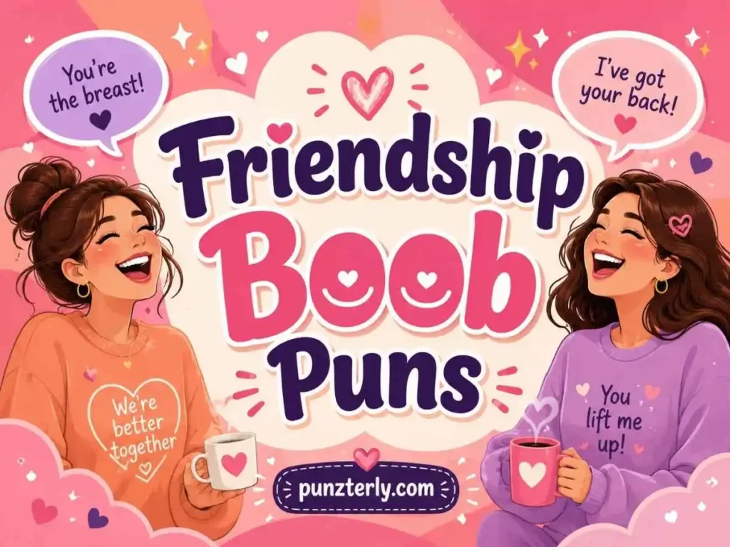 Friendship Boob Puns