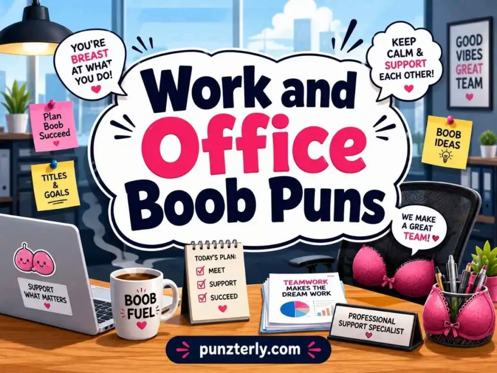 Work and Office Boob Puns