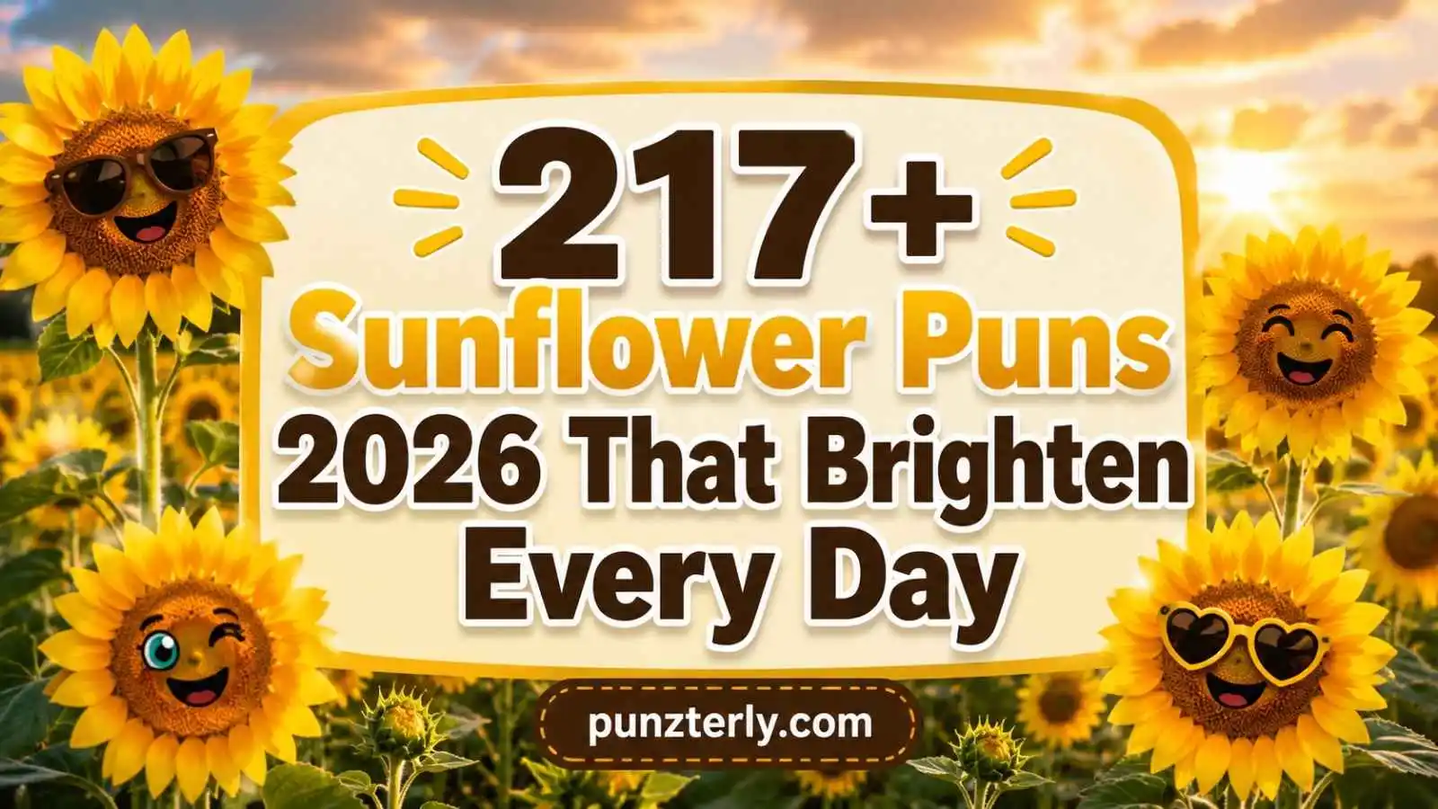 Sunflower Puns 2026