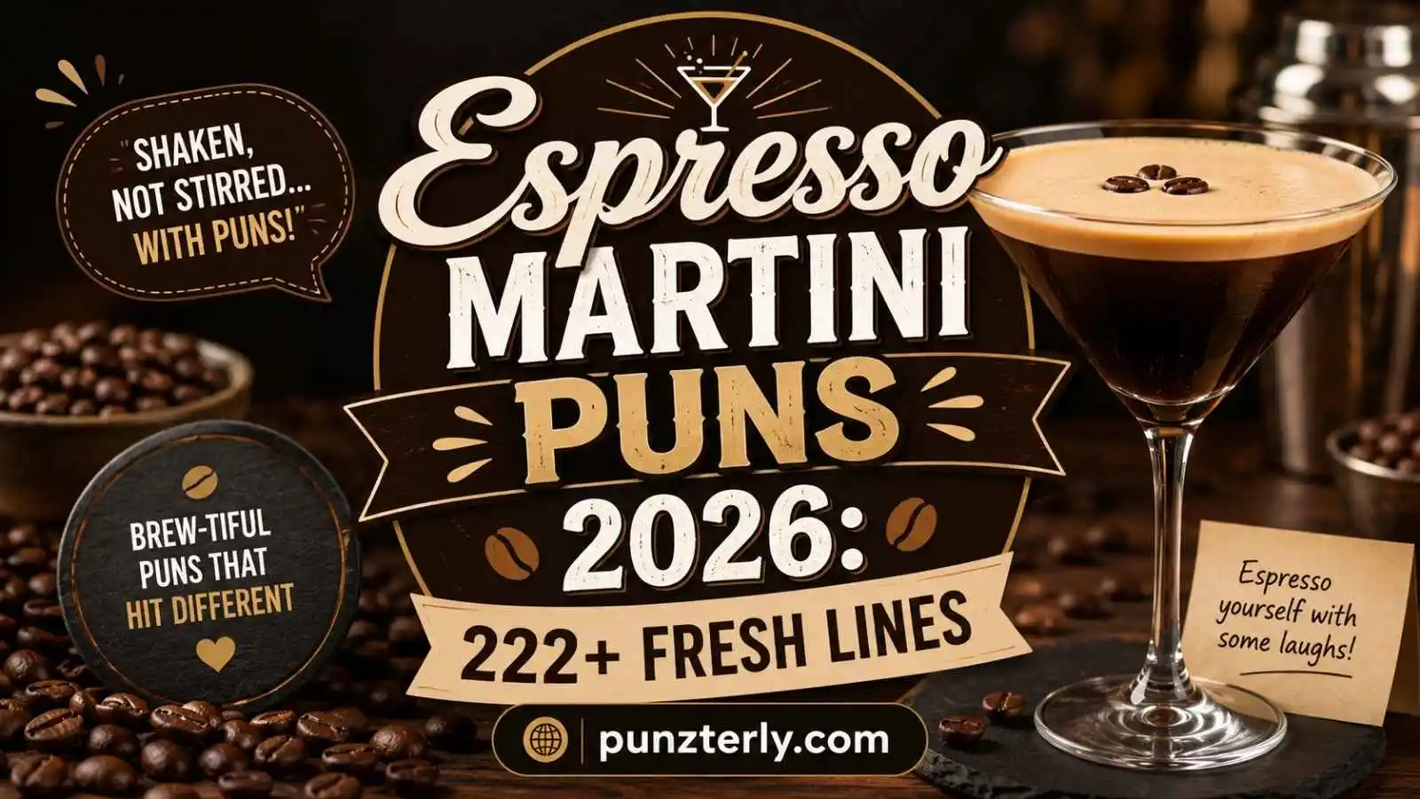 Espresso Martini Puns 2026
