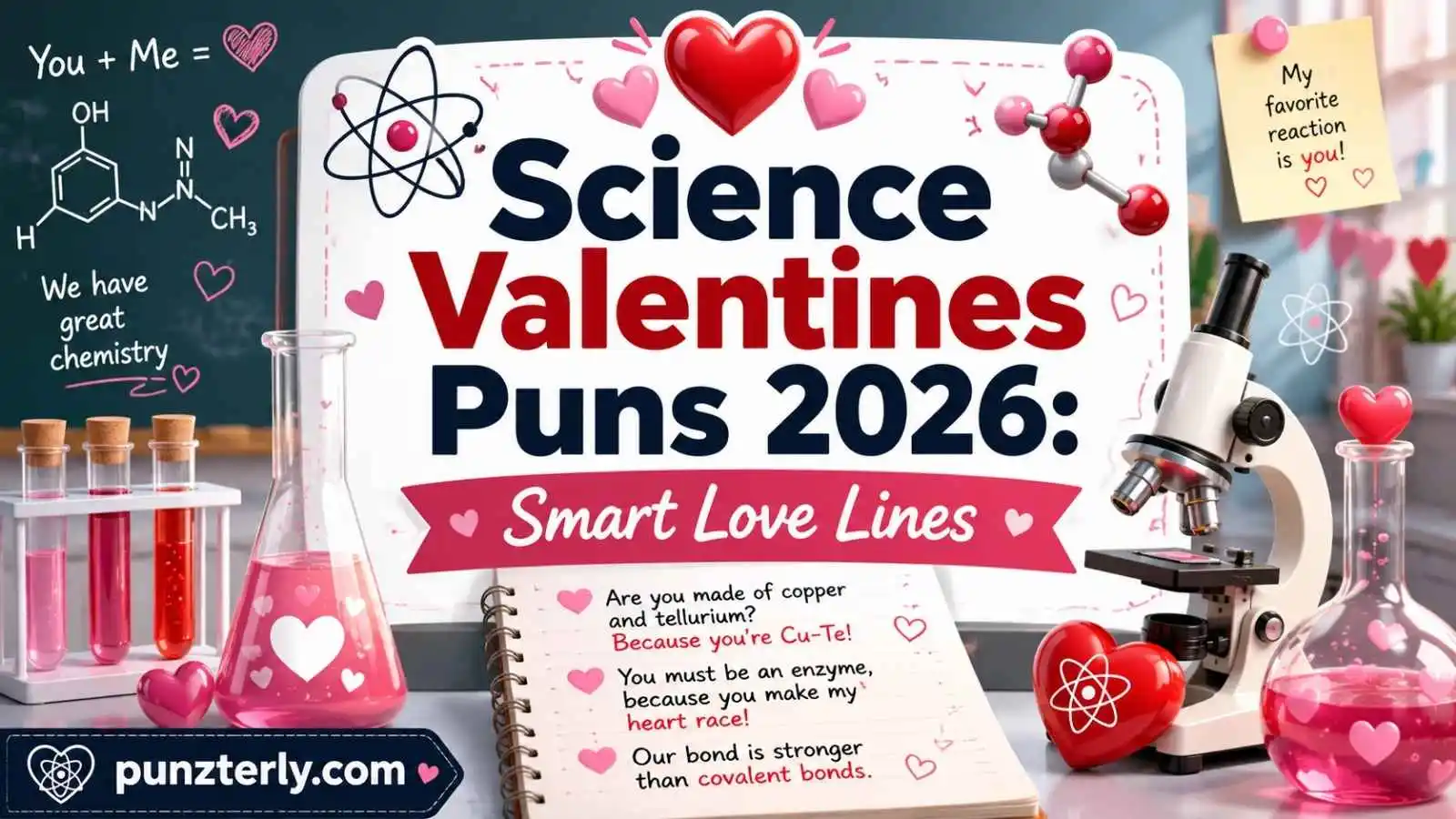 Science Valentines Puns 2026